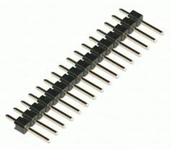 2.54mm Pitch 40 Pin Male Double Row 2x20 Breakable Header Strip For Electronics Projects In Pakistan